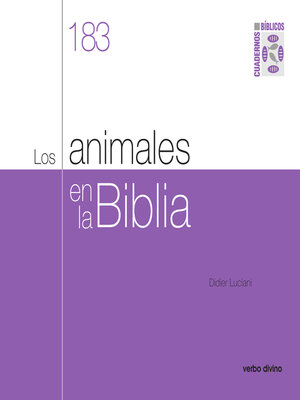 cover image of Los animales en la Biblia
